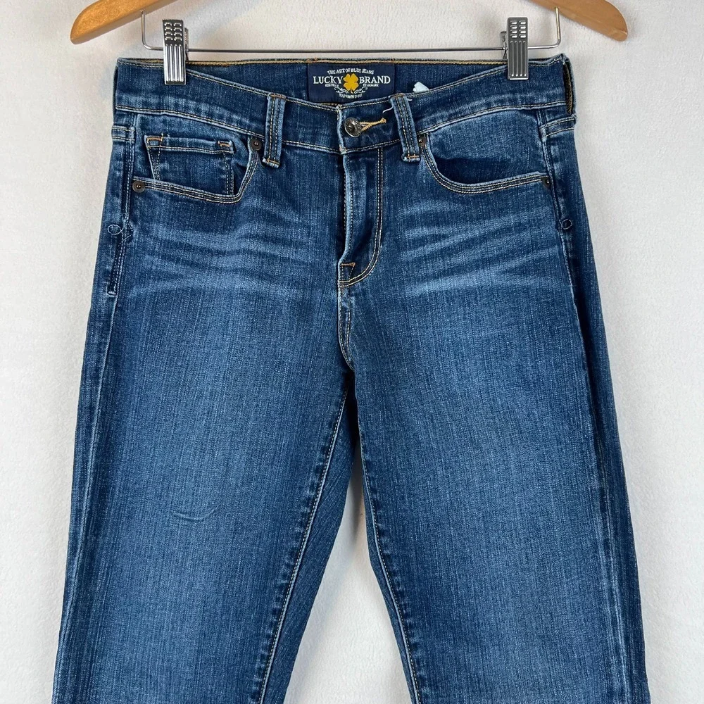 Lucky Brand Sofia Bootcut Jeans Dark Wash Denim Classic Style Womens 4‎ 27